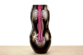 Luxury Glass Object Bohemian Crystal ´´Red Bubble”
