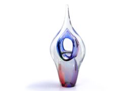 Luxury Urn Spear Blue | Mini Urn | Handmade in Europe