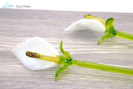 Arum glass flower