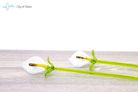 Arum glass flower