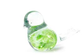 Glass bird by Loranto – green