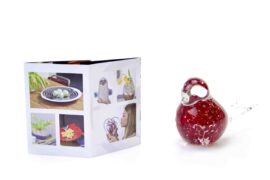 Glazen vogeltje van Loranto – rood