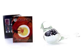 Glass bird by Loranto – white