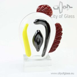 Crystal object Rooster by Rysz – 27 cm