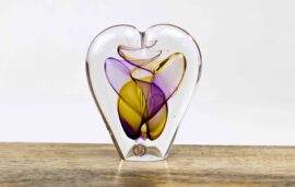 Luxe cadeau Hart van Boheems Kristal