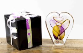 Luxe cadeau Hart van Boheems Kristal