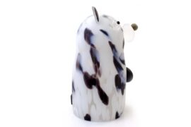 ”The Dog” | Hond van Mat Glas | Zwart Wit