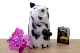 ”The Dog” | Hond van Mat Glas | Zwart Wit