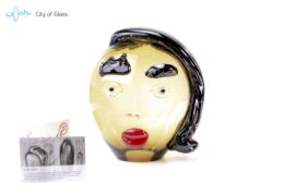 Glazen hoofd van Ozzaro – 25 cm
