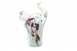 Glass Cat White Color | Luxury decoration from Europe