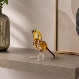 Glazen Vogel Koolmees | Glazen Dieren | Beeldjes