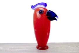 Kristallen papegaai van Ozzaro Rood
