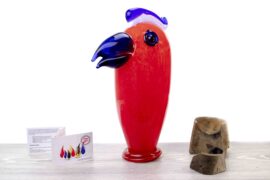 Kristallen papegaai van Ozzaro Rood