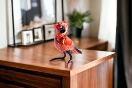 Glazen vogel Kuifmees
