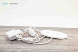 LED Plateau Glaskunst Verlichting Ovaal 12 x 8 cm.