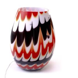 Murano Lamp Rosso Nero | Luxury Lamp | Murano lightning | Glass Lamp