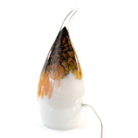Glass lamp Gold Black by Loranto – model Casper