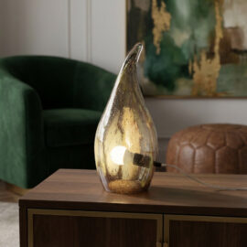Glass lamp Dark Green by Loranto – model Casper