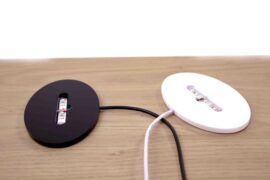 LED Plateau Glaskunst Verlichting Ovaal 12 x 8 cm.