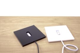 LED Plateau glasobjecten verlichting 11 x 11 cm