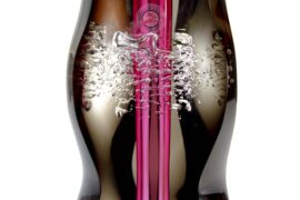 Luxury Glass Object Bohemian Crystal ´´Red Bubble”