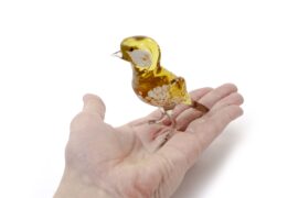 Glazen Vogel Koolmees | Glazen Dieren | Beeldjes