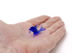 Miniature Glass Dolphin | Mini glass figures | Glass miniatures | Mini Animals