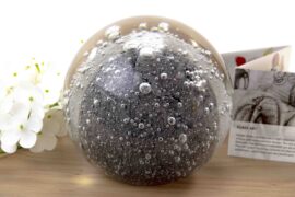 Mini Urn Bohemian Crystal Dust Black