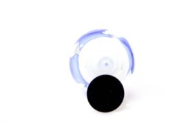 Crystal drop urn by Ozzaro blue – 15 cm