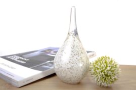Mini Urn Druppel ”White & Gold Deco”