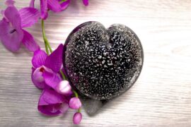 Mini Urn Hart ”Black & Silver” | Urnen Kopen | Urnen voor thuis | Kleine urn