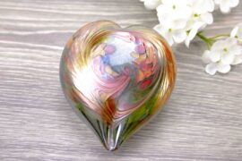 Mini Urn Hart ”Green & Multicolor”