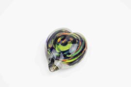 Mini Urn Hart Kleur Loranto Glas 12 cm