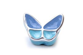 Mini Urn Vlinder ´´Blue´´ | Kleine Urn | Luxe Urnen | Blauwe Urn | Urnen Bestellen | Urn met Vlinder