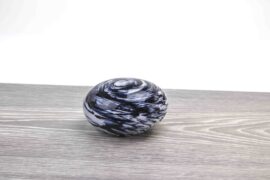 Mini Urn Steen Zwart Wit van Loranto Glas