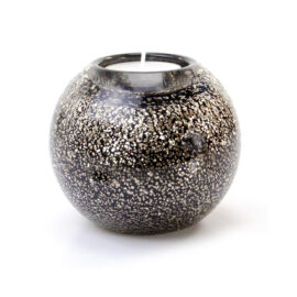 Mini Urn | Waxinelichthouder | Urn | Zwart | Gouden Decoratie Urn