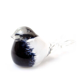 Mini Urn | Glass Bird | Bird Urn | ”Ying & Yang” | Luxury Urns