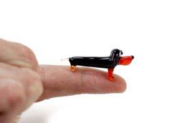 Glass Dachshund | Miniature Decoration | Glass Minis