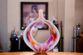 Urn Eternal Red | Sandblasted | Frosted | Matte glass