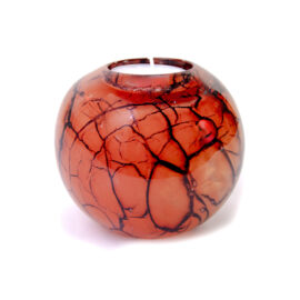Mini Urn Waxinelichthouder “Red Marble” | Theelicht urn