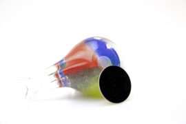 Mini Urn Vogel Roodborst | Urnen voor Thuis | Mini Urn van glas