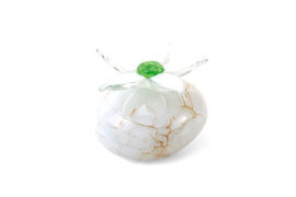 Forget-me-not Mini Urn White Loranto Glass
