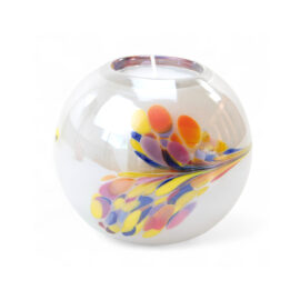 Mini Urn Tealight Holder ”White & Multicolor”