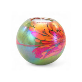 Mini Urn Tealight Holder ”Green & Multicolor” | Luxury urns