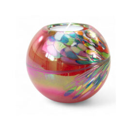 Mini Urn met Waxinelichtje | Red & Multicolor | Kleine urn