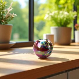 Mini Urn met Waxinelichtje | Red & Multicolor | Kleine urn