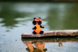 Miniature Glass Beaver | Mini glass figures | Glass miniatures | Mini Animals