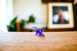 Miniatuur Glas Kat | Mini glas figuren | Glazen miniaturen | Mini Dieren