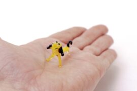 Miniatuur Glas Tekkel | Mini glas figuren | Glazen miniaturen | Mini Dieren