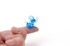 Miniature Glass Elephant | Mini glass figures | Glass miniatures | Mini Animals